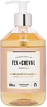 Fragrances, Perfumes, Cosmetics Olive Blossom Marseille Liquid Soap - Fer A Cheval Marseille Liquid Soap Olive Blossom