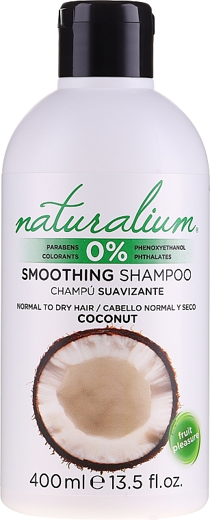 Hair Shampoo-Conditioner "Coconut" - Naturalium Shampoo Coconut Pearled Shampoo With Conditioning Effect — photo N1