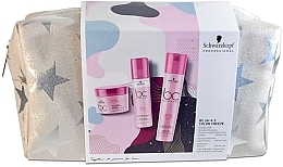 Fragrances, Perfumes, Cosmetics Set - Schwarzkopf Professional BC Color Freeze (shm/250ml + spray/cond/200ml + mask/200ml + bag)