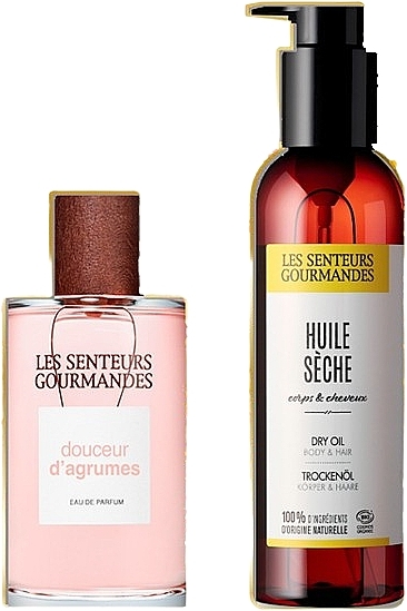 Les Senteurs Gourmandes Douceur D'agrumes - Set (edp/100ml + dry/oil/150ml) — photo N1