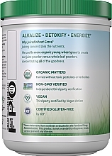 Raw Organic Wheat Grass Food Supplement - Garden of Life Raw Organic Perfect Food Wheat Grass Juice Unflavored — photo N2