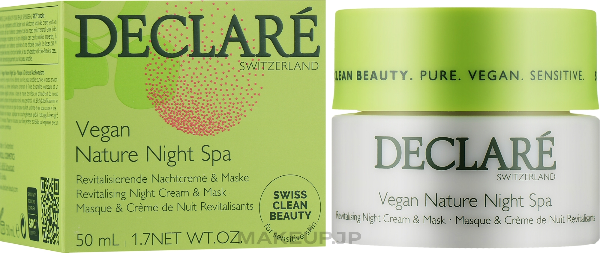 Night Cream Face Mask - Declare Vegan Nature Night Spa — photo 50 ml