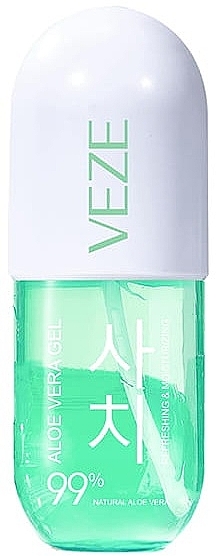 Face & Body Gel, green - Veze (Venzen) Aloe Vera Gel Green	 — photo N1