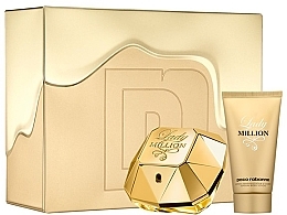 Fragrances, Perfumes, Cosmetics Paco Rabanne Lady Million - Set (edp/80ml + b/lot/100ml)