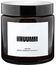 Natural Soy Candle with Raspberry, Musk & Lemon Zest Scent - Hhuumm — photo N1