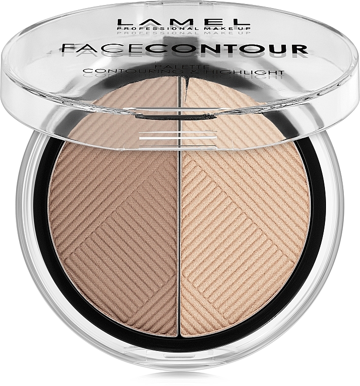 Face Contour Powder - LAMEL Make Up Face Contour Palette — photo N1