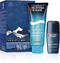 Fragrances, Perfumes, Cosmetics Set - Biotherm Homme Aquafitness Kit (deo/75ml + sh/gel/200ml)