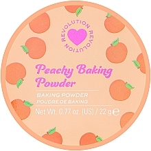 Face Baking Powder Peach - I Heart Revolution Loose Baking Powder Peach — photo N2