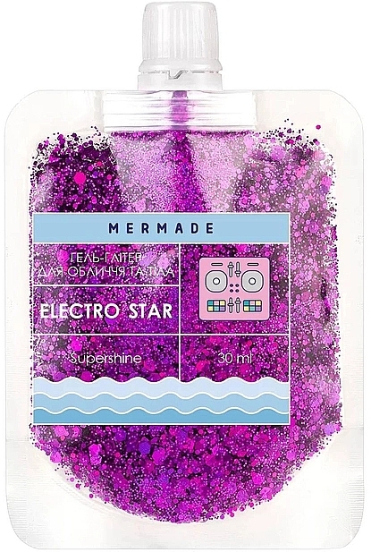 Face & Body Glitter Gel - Mermade Supershine — photo N1