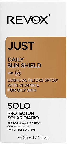 Sunscreen SPF 50+ with Vitamin E - Revox Just Daily Sunscreen SPF50+ — photo N2