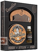 Fragrances, Perfumes, Cosmetics Set - Dapper Dan Style Hairy Man Combo Gift Matt Paste Set (paste/100ml + oil/15ml + comb/1pc)