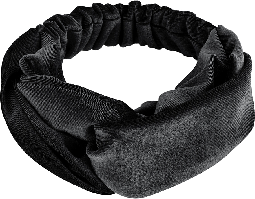 Velour Twist Headband, black - MAKEUP Hair Accessories — photo N1