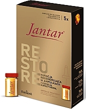 Fragrances, Perfumes, Cosmetics Amber Care in Ampoules for Very Damaged and Weakened Hair - Farmona Jantar Restore 