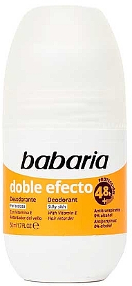 Double Effect Deodorant - Babaria Desodorante Roll-On — photo N1