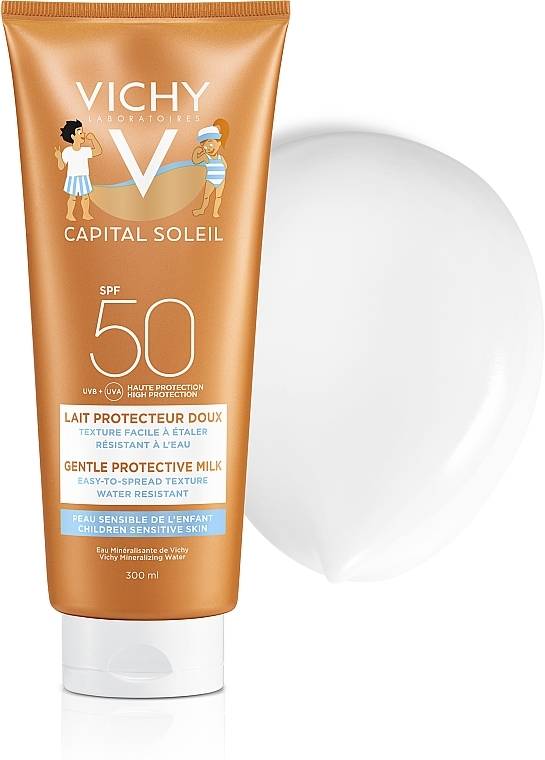 Sun Protection Kids Soft Milk - Vichy Capital Soleil Milk For Children SPF50 — photo N2