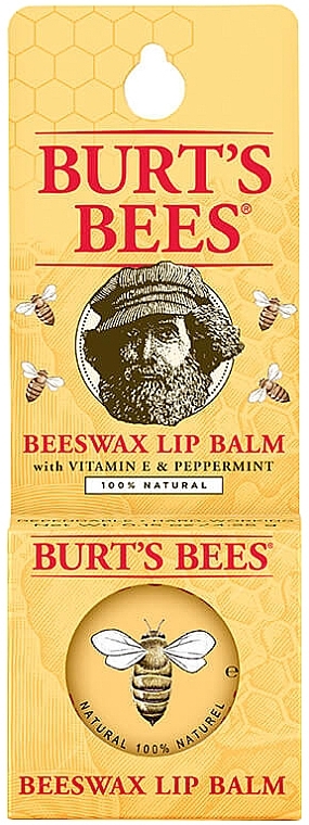 Beeswax Lip Balm, in can - Burt's Bees Beeswax Lip Balm Tin — photo N3