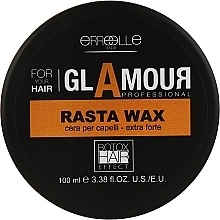 Fragrances, Perfumes, Cosmetics Extra Strong Hold Styling Wax with Botox Effect - Erreelle Italia Glamour Professional Cera Rasta Wax Effetto Botox