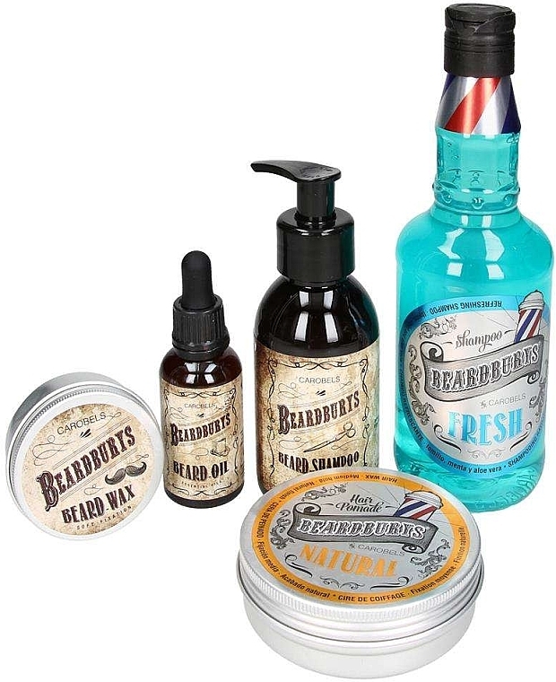 Set, 6 products - Beardburys Fresh Beard Care — photo N2