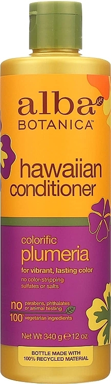 Repair Plumeria Conditioner - Alba Botanica Natural Hawaiian Conditioner Colorific Plumeria — photo N1