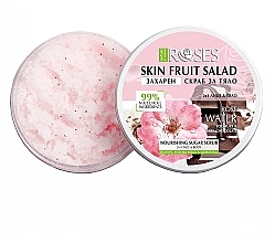 Fragrances, Perfumes, Cosmetics Rose Water, Dark Chocolate & Yogurt Face & Body Scrub - Nature of Agiva Roses Body Fruit Salad Nourishing Sugar Scrub