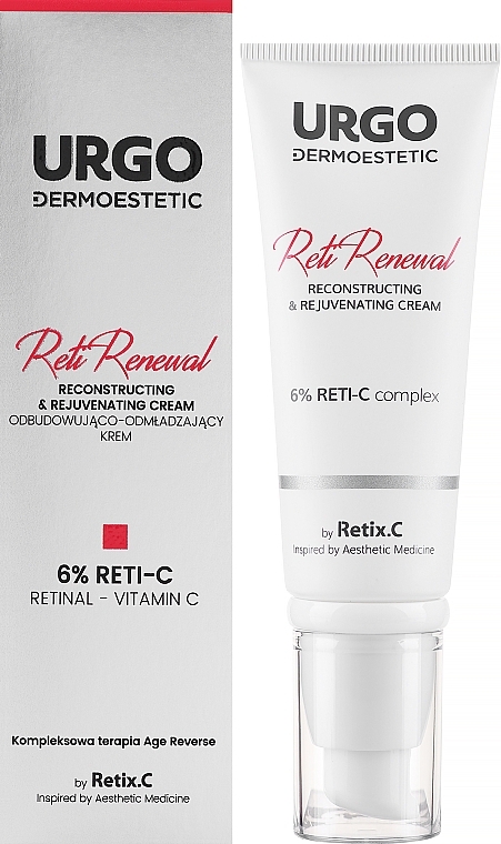 Repairing & Rejuvenating Face Cream - Urgo Dermoestetic Reti Renewal 6% Reti-C — photo N3