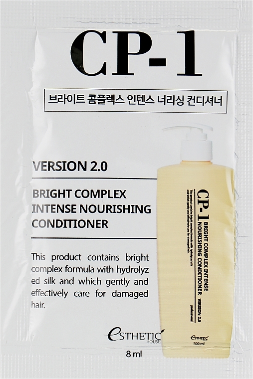 GIFT! Intensively Nourishing Conditioner with Proteins - Esthetic House CP-1 Bright Complex Intense Nourishing Conditioner (sample) — photo N1