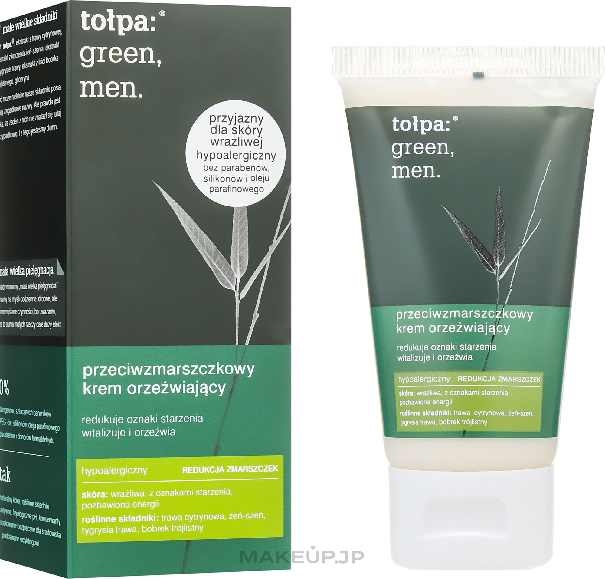 Refreshing Anti-Wrinkle Cream - Tolpa Green Men Cream — photo 50 ml