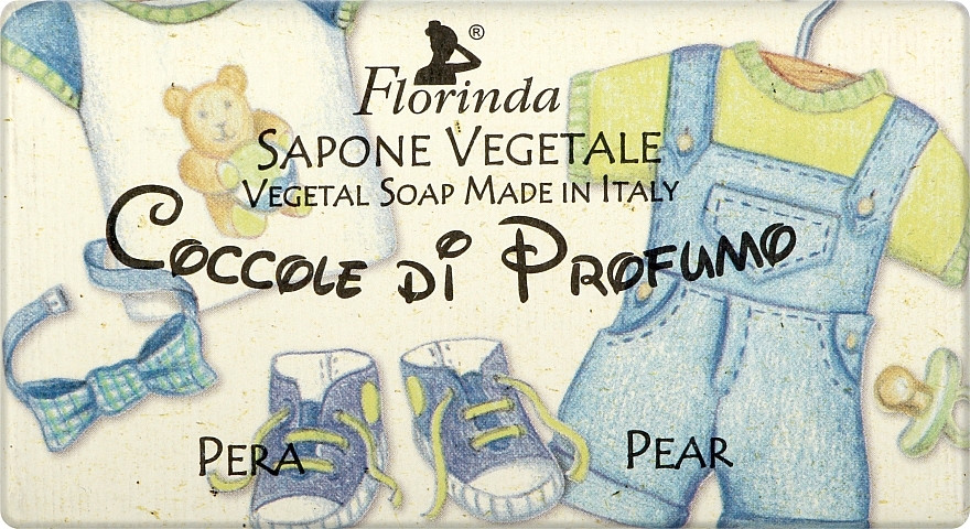 Natural Soap for Kids "Pear" - Florinda Sapone Vegetale Pear — photo N1