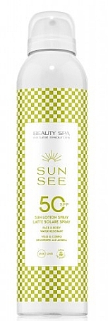 Sunscreen Body Spray SPF50+ - Beauty Spa Sun See Spray SPf 50+ — photo N1