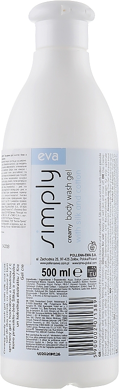 Silk & Cotton Shower Cream Gel - Eva Simply — photo N2