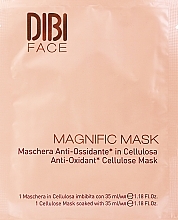 Fragrances, Perfumes, Cosmetics Antioxidant Cellulose Mask - DIBI Milano Prodigio C40 Magnifik Mask