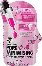 Fragrances, Perfumes, Cosmetics Moisturizing Face Mask - W7 The Full Facial Pore Minimising 2 Step Treatment Sheet Face Mask Moisturiser