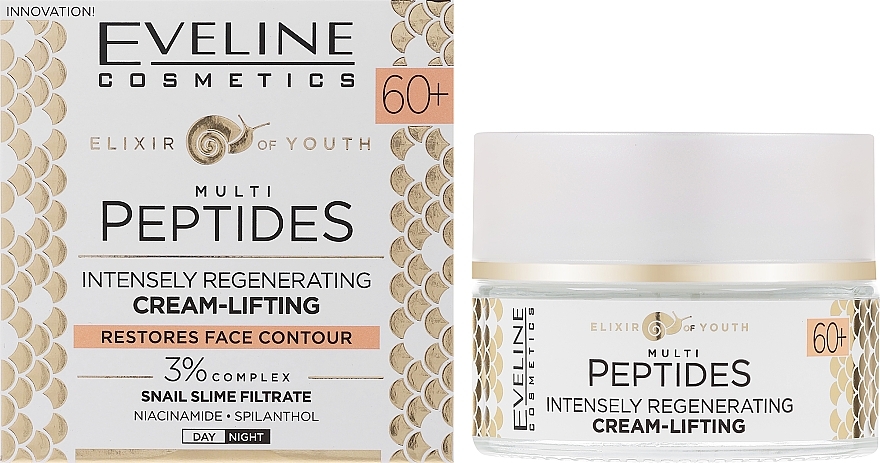 Intensely Regenerating Cream-Lifting - Eveline Cosmetics Elixir of Youth — photo N2