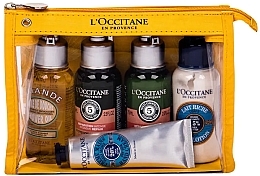 Fragrances, Perfumes, Cosmetics Set - L'Occitane Best Of Provence (oil/75ml + sh/75ml + cond/75ml + lot/75ml + h/cr/30ml + bag)