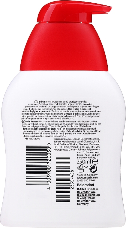Intimate Wash - Eucerin Intim Protect Gentle Cleansing Fluid — photo N2