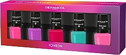 Fragrances, Perfumes, Cosmetics Set - Dermacol I Love Neon Nail Polish (nail/polish/5x5ml)