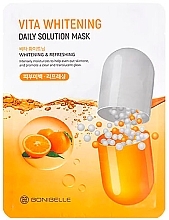 Fragrances, Perfumes, Cosmetics Vitamin C Whitening & Refreshing Mask - Enough Bonibelle Vita Whitening Daily Solution Mask