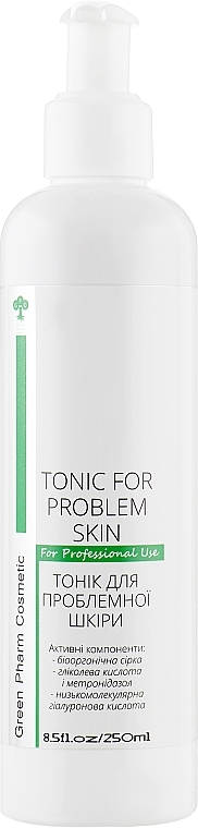 Face Tonic for Problem Skin - Green Pharm Cosmetic Tonic For Problem Skin PH 3,0 — photo N3