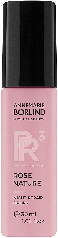 Rose and Peony Revitalizing Night Serum - Annemarie Borlind Rose Nature Night Repair Drops — photo N5