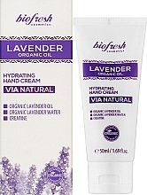 Moisturizing Hand Cream - Bio-Fresh Via Natural Lavender Organic Oil Hydrating Hand Cream — photo N2