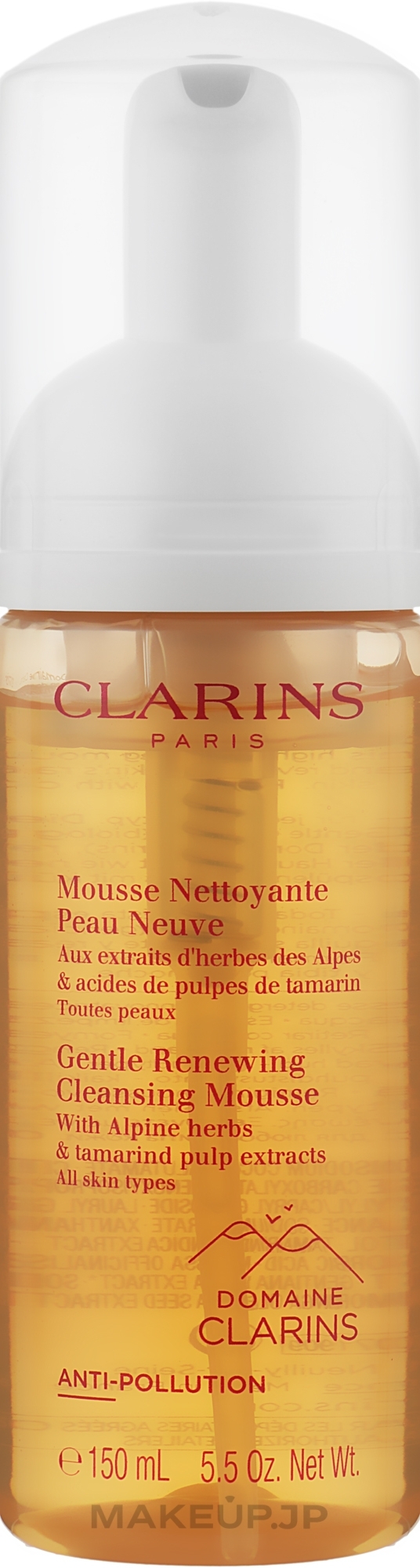 Cleansing Foaming Mousse for All Hair Types - Clarins Gentle Renewing Cleansing Mousse — photo 150 ml