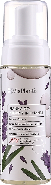 Intimate Wash Foam "Lavender & Lactic Acid" - Vis Plantis Intimate Hygiene Foam — photo N3