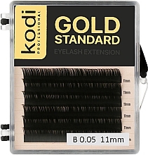 Fragrances, Perfumes, Cosmetics Gold Standard B 0.05 False Eyelashes (6 rows: 11 mm) - Kodi Professional