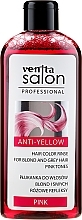 Blonde & Grey Hair Conditioner - Venita Salon Anty-Yellow Blond & Grey Hair Color Rinse Pink — photo N7