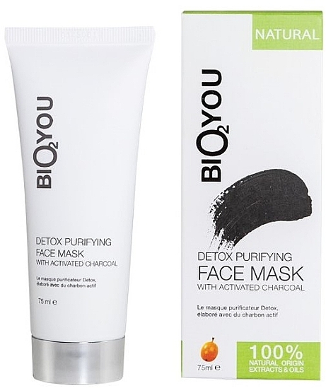 Face Cleansing Charcoal Mask - Bio2You Natural Face Mask — photo N1