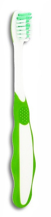 Kids Toothbrush, soft, 3+ years, white and green - Wellbee Toothbrush For Kids — photo N1