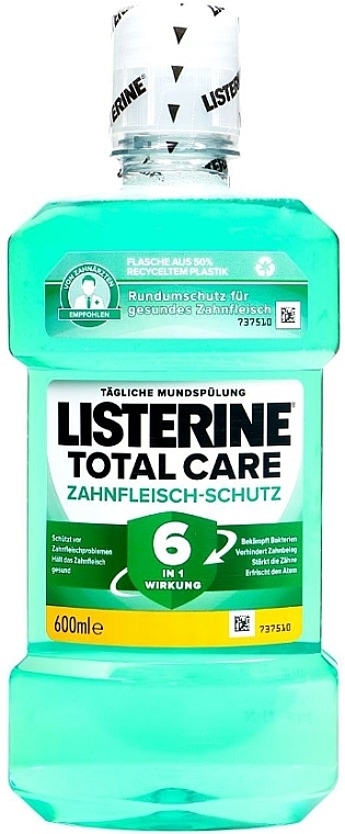 Mouthwash - Listerine Mouthwash Total Care Gum Protection 6in1 — photo N1