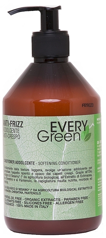 Moisturizing Conditioner for Curly Hair - EveryGreen Anti-Frizz Conditioner — photo N1