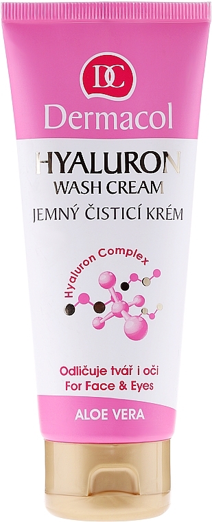 Face Cream - Dermacol Hyaluron Wash Cream — photo N1