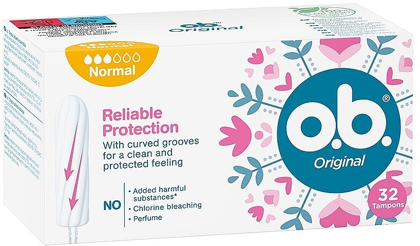 Original Normal Tampons, 32 pcs - O.b. — photo N2